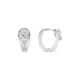1.5CTW Oval Shaped Lab Grown Diamond (F/VS) Fashion Earrings in 14K Gold