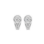 1.5CTW Oval Shaped Lab Grown Diamond (F/VS) Fashion Earrings in 14K Gold