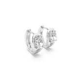 1.5CTW Oval Shaped Lab Grown Diamond (F/VS) Fashion Earrings in 14K Gold