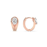 1.5CTW Oval Shaped Lab Grown Diamond (F/VS) Fashion Earrings in 14K Gold