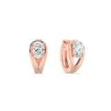 1.5CTW Oval Shaped Lab Grown Diamond (F/VS) Fashion Earrings in 14K Gold