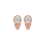 1.5CTW Oval Shaped Lab Grown Diamond (F/VS) Fashion Earrings in 14K Gold