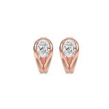 1.5CTW Oval Shaped Lab Grown Diamond (F/VS) Fashion Earrings in 14K Gold