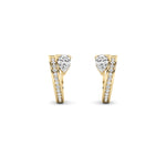 1.25CTW Pear Shaped Lab Grown Diamond (F/VVS) Fashion Earrings in 14K Gold
