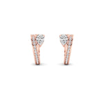 1.25CTW Pear Shaped Lab Grown Diamond (F/VS) Fashion Earrings in 14K Gold