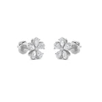 1.5CTW Pear Shaped Lab Grown Diamond (F/VS) Floral Earrings in 14K Gold
