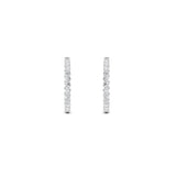 7CTW Round Shaped Lab Grown Diamond (G/VS) Inside out Hoop Earrings in 14K Gold