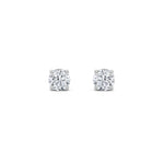0.25CTW Round Shaped Lab Grown Diamond (F/VS) Stud Earrings in 14K Gold