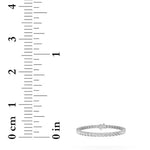 5CTW Round Shaped Lab Grown Diamond (F/VS) Tennis Bracelet in 14K Gold