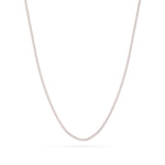 10CTW Round Shaped Lab Grown Diamond (F/VS) Tennis Necklace in 14K Gold