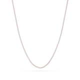 10CTW Round Shaped Lab Grown Diamond (F/VS) Tennis Necklace in 14K Gold