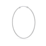 15CTW Round Shaped Lab Grown Diamond (F/VS) Necklace in 14K White Gold