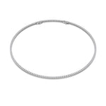 15CTW Round Shaped Lab Grown Diamond (F/VS) Necklace in 14K White Gold
