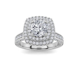 1.75CTW Round Shaped Lab Grown Diamond (F/VS) Engagement Ring in 14K Gold
