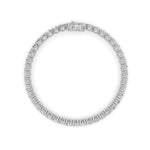 10CTW Round Shaped Lab Grown Diamond (F/VS) Tennis Bracelet in 14K Gold