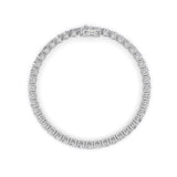 10CTW Round Shaped Lab Grown Diamond (F/VS) Tennis Bracelet in 14K Gold
