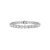 5CTW Round Shaped Lab Grown Diamond (F/VS) Tennis Bracelet in 14K Gold