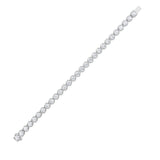 6CTW Round Shaped Lab Grown Diamond (F/VS)  Bracelet in 14K Gold
