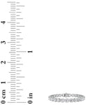 6CTW Round Shaped Lab Grown Diamond (F/VS)  Bracelet in 14K Gold