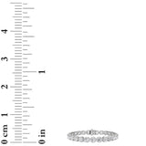 6CTW Round Shaped Lab Grown Diamond (F/VS)  Bracelet in 14K Gold