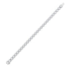 7CTW Round Shaped Lab Grown Diamond (F/VS)  Bracelet in 14K Gold