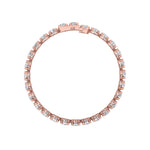 7CTW Round Shaped Lab Grown Diamond (F/VS)  Bracelet in 14K Gold
