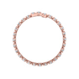 7CTW Round Shaped Lab Grown Diamond (F/VS)  Bracelet in 14K Gold