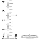 9CTW Round Shaped Lab Grown Diamond (F/VS) Tennis Bracelet in 14K Gold
