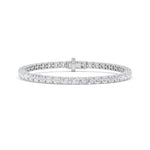 9.5CTW Round Shaped Lab Grown Diamond (F/VS) Bracelet in 14K Gold