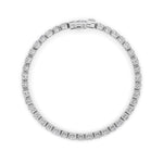 6.75CTW Oval Shaped Lab Grown Diamond (F/VS) Bracelet in 14K Gold