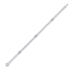 10CTW Emerald Shaped Lab Grown Diamond (F/VS) East West Station Bracelet in 14K Gold
