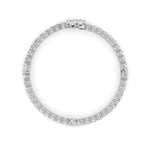 10CTW Pear Shaped Lab Grown Diamond (F/VS) East West Station Bracelet in 14K Gold