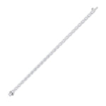 7CTW Pear Shaped Lab Grown Diamond (F/VS) Fancy Line Bracelet in 14K Gold