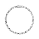 8CTW Pear Shaped Lab Grown Diamond (F/VS) East West Bracelet in 14K Gold