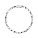8CTW Pear Shaped Lab Grown Diamond (F/VS) East West Bracelet in 14K Gold