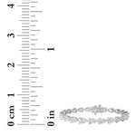 8.5CTW Pear Shaped Lab Grown Diamond (F/VS) Fancy Line Bracelet in 14K Gold