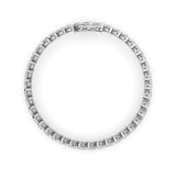 16.5CTW Marquise Shaped Lab Grown Diamond (F/VS) Angled Line Bracelet in 14K Gold