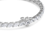 13CTW Marquise Shaped Lab Grown Diamond (F/VS) Fancy Bracelet in 14K Gold
