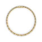13CTW Marquise Shaped Lab Grown Diamond (F/VS) Fancy Bracelet in 14K Gold