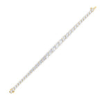 13CTW Marquise Shaped Lab Grown Diamond (F/VS) Fancy Bracelet in 14K Gold