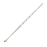 13CTW Marquise Shaped Lab Grown Diamond (F/VS) Fancy Bracelet in 14K Gold
