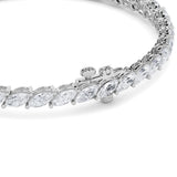13.5CTW Marquise Shaped Lab Grown Diamond (F/VS) Bracelet in 14K Gold