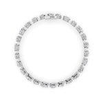 10.5CTW Mix Shaped Lab Grown Diamond (F/VS) North South Bracelet in 14K Gold