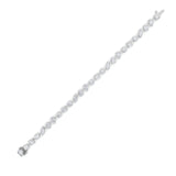 10.5CTW Mix Shaped Lab Grown Diamond (F/VS) North South Bracelet in 14K Gold