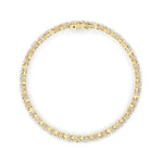 8CTW Mix Shaped Lab Grown Diamond (F/VS) Bracelet in 14K Gold