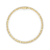 8CTW Mix Shaped Lab Grown Diamond (F/VS) Bracelet in 14K Gold