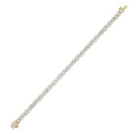 8CTW Mix Shaped Lab Grown Diamond (F/VS) Bracelet in 14K Gold