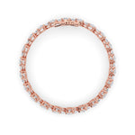 13CTW Round Shaped Lab Grown Diamond (F/VS) Cluster Bracelet in 14K Gold