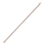 10CTW Round Shaped Lab Grown Diamond (F/VS) Bracelet in 14K Gold
