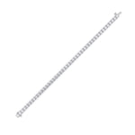 8CTW Round Shaped Lab Grown Diamond (F/VS) Bracelet in 14K Gold